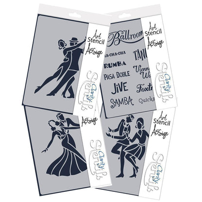 Dancers A5 Stencil Collection