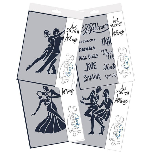 Dancers A5 Stencil Collection