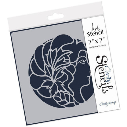 Amaryllis 7" x 7" Stencil