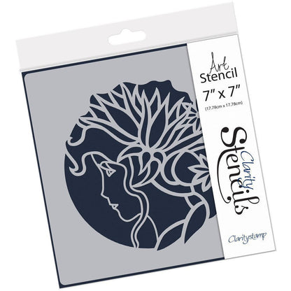 Blossom 7" x 7" Stencil
