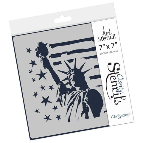 Liberty 7" x 7" Stencil