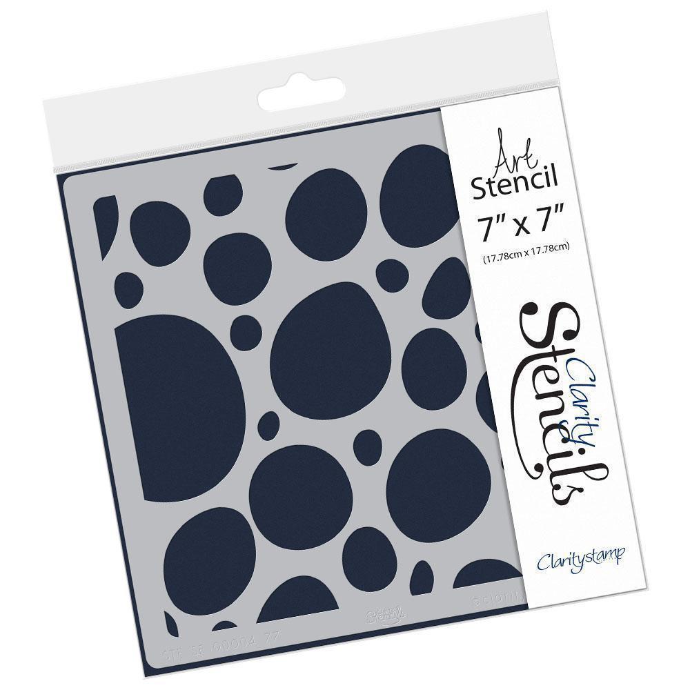 Double Bubble 7" x 7" Stencil