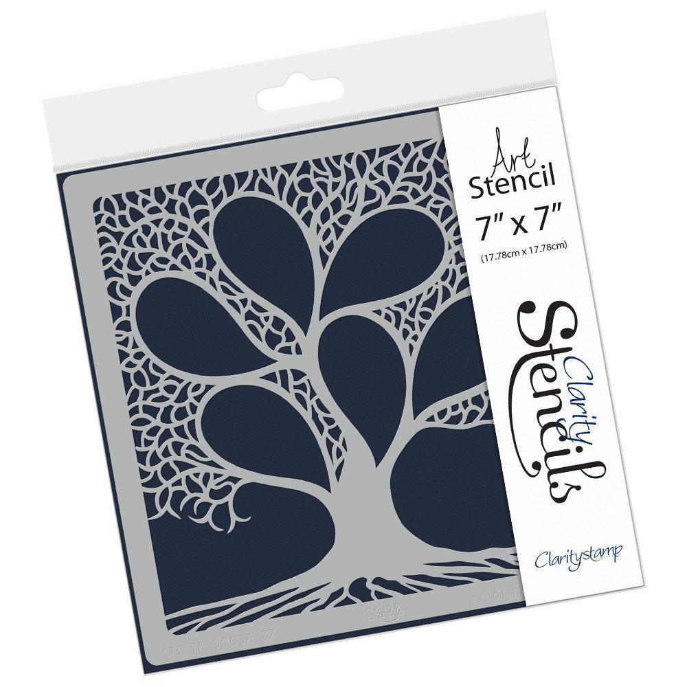 Family Tree 7" x 7" Stencil