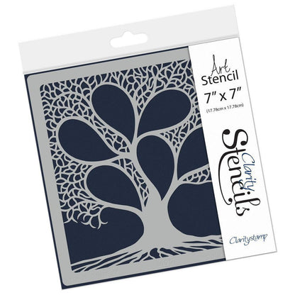 Family Tree 7" x 7" Stencil
