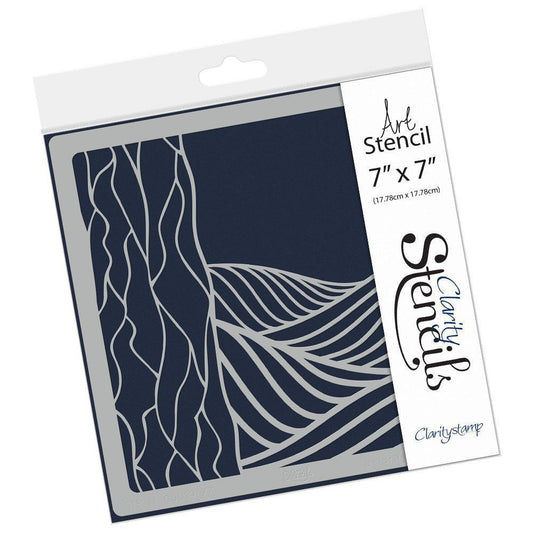 Lone Tree 7" x 7" Stencil