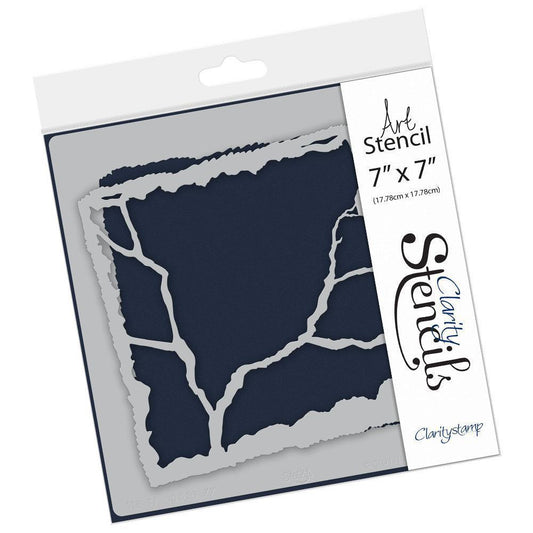 Branch 7" x 7" Stencil