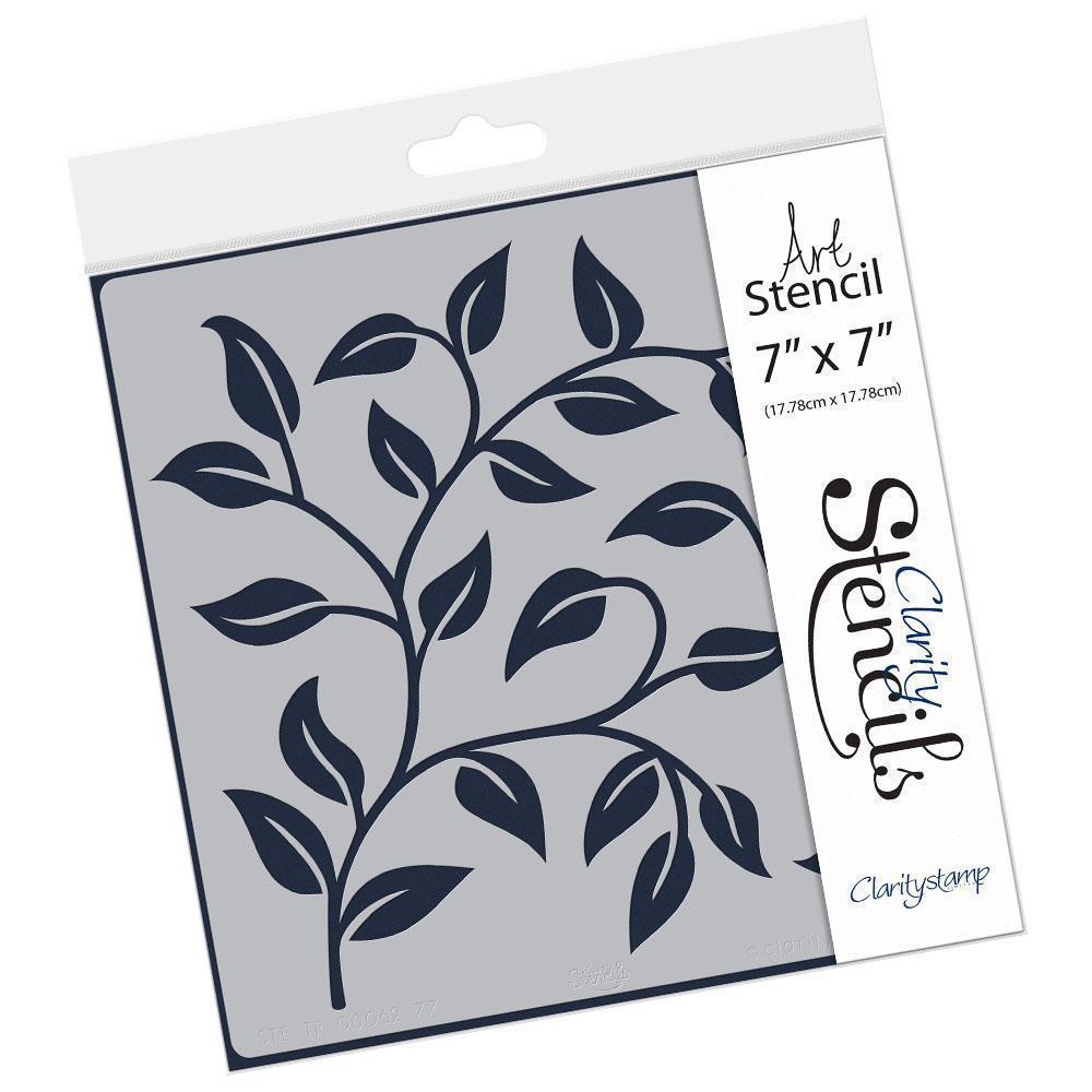 Double Vine 7" x 7" Stencil