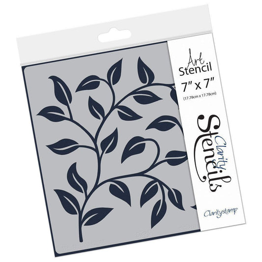 Double Vine 7" x 7" Stencil