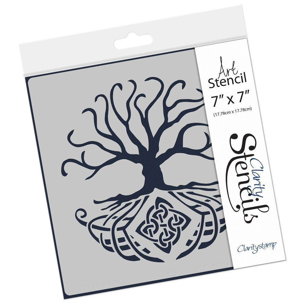 NDSC 03 Tree of Life 7" x 7" Stencil