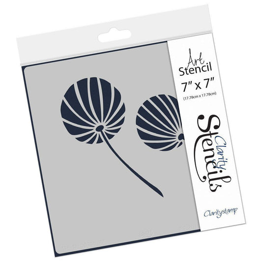 Lantern Pods 7" x 7" Stencil