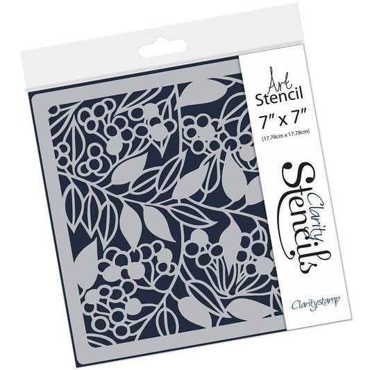 Mountain Ash 7" x 7" Stencil