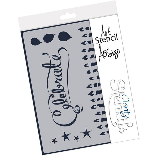 Celebrate A5 Stencil