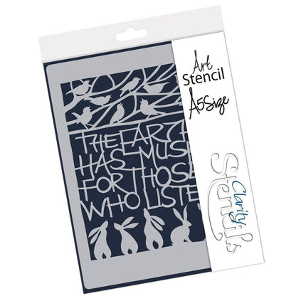 The Earth Has Music A5 Stencil