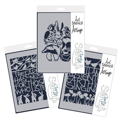 The Earth Listens A5 Stencil Collection