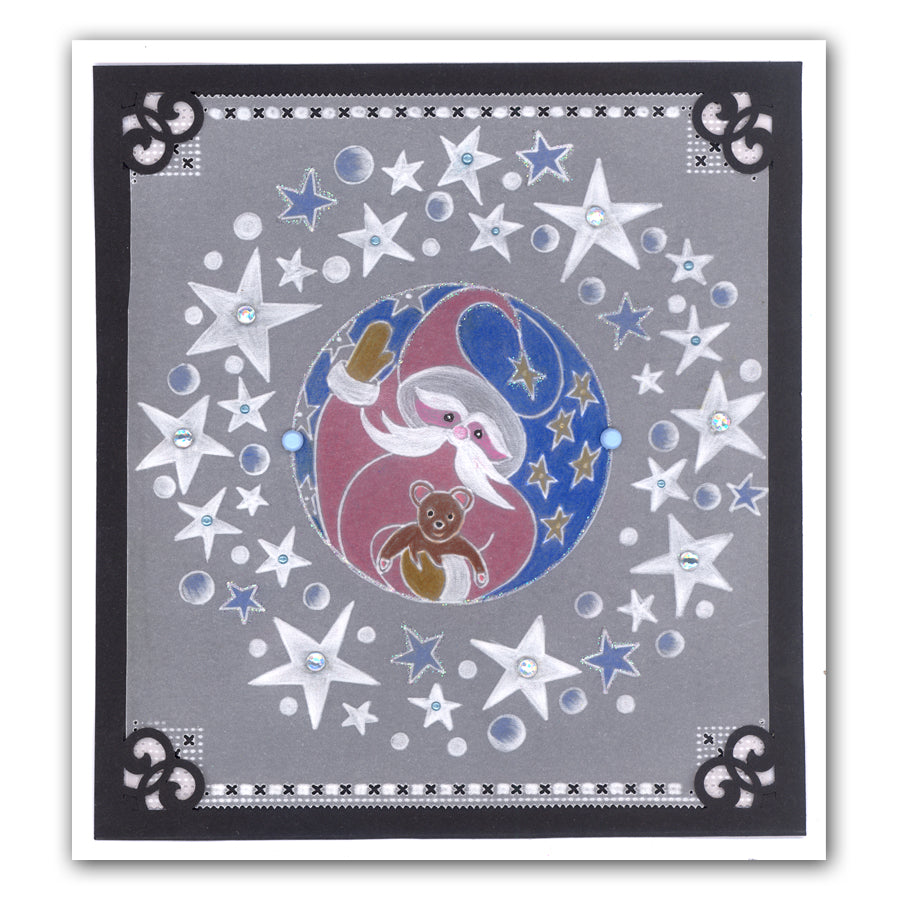 Christmas Rounds Collection A5 Square Groovi Plate Set