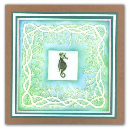 Seaweed 7" x 7" Stencil