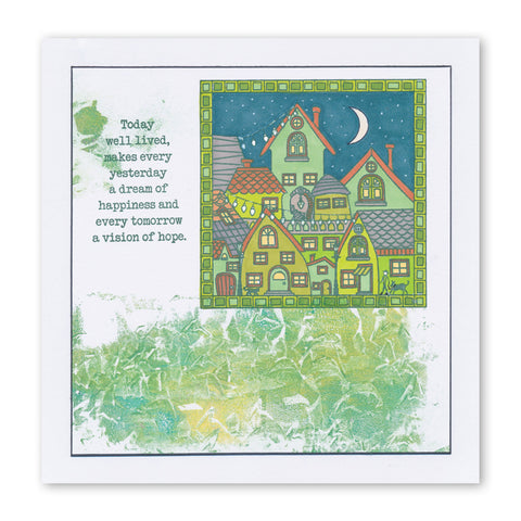 Barbara's SHAC About Town A5 Square Stamp & Mask Set