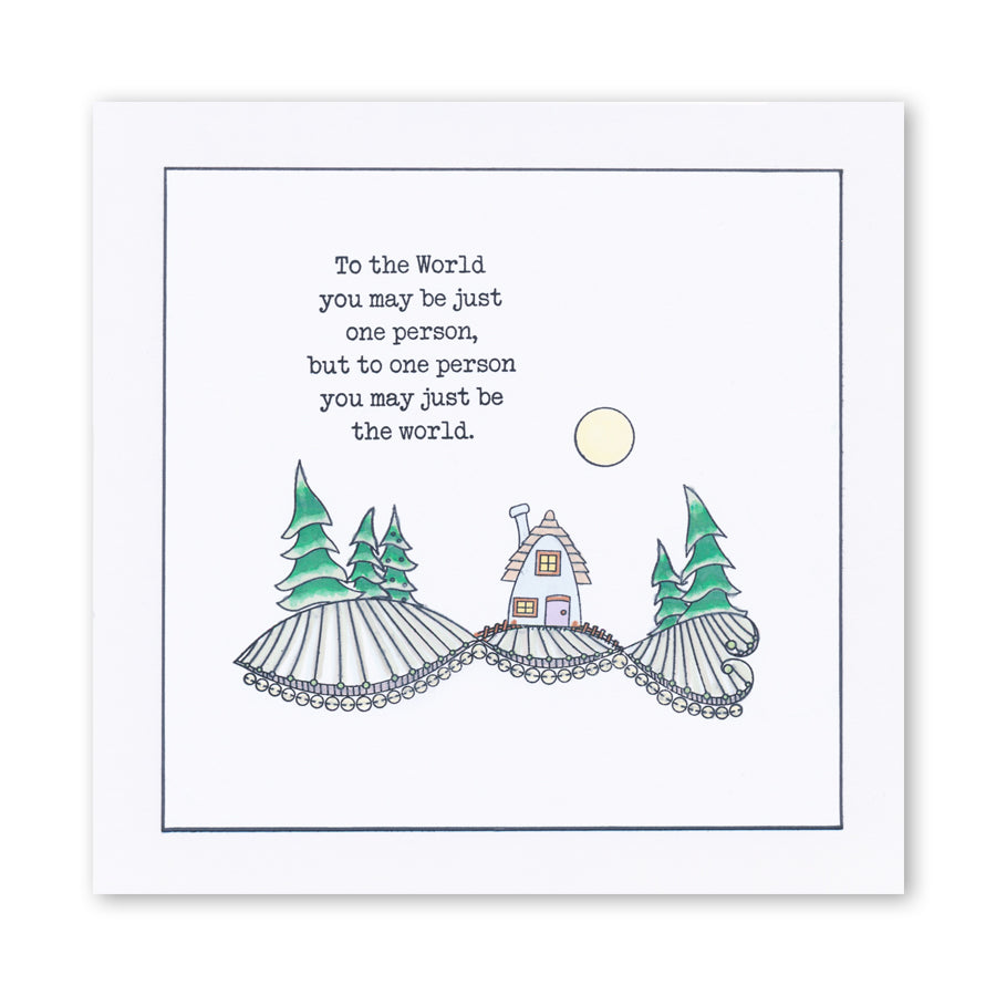 Barbara's SHAC Funky Houses A5 Stamp & Mask Set