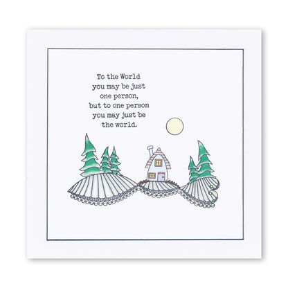 Barbara's SHAC Funky Houses A5 Stamp & Mask Set