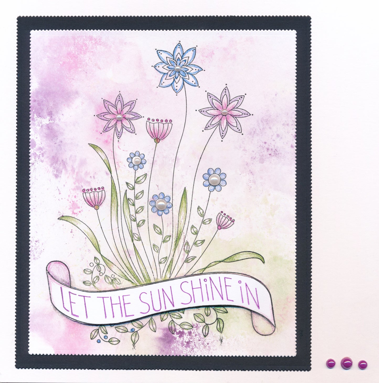 Barbara's SHAC Let the Sun Shine Doodle A5 Stamp & Mask Set