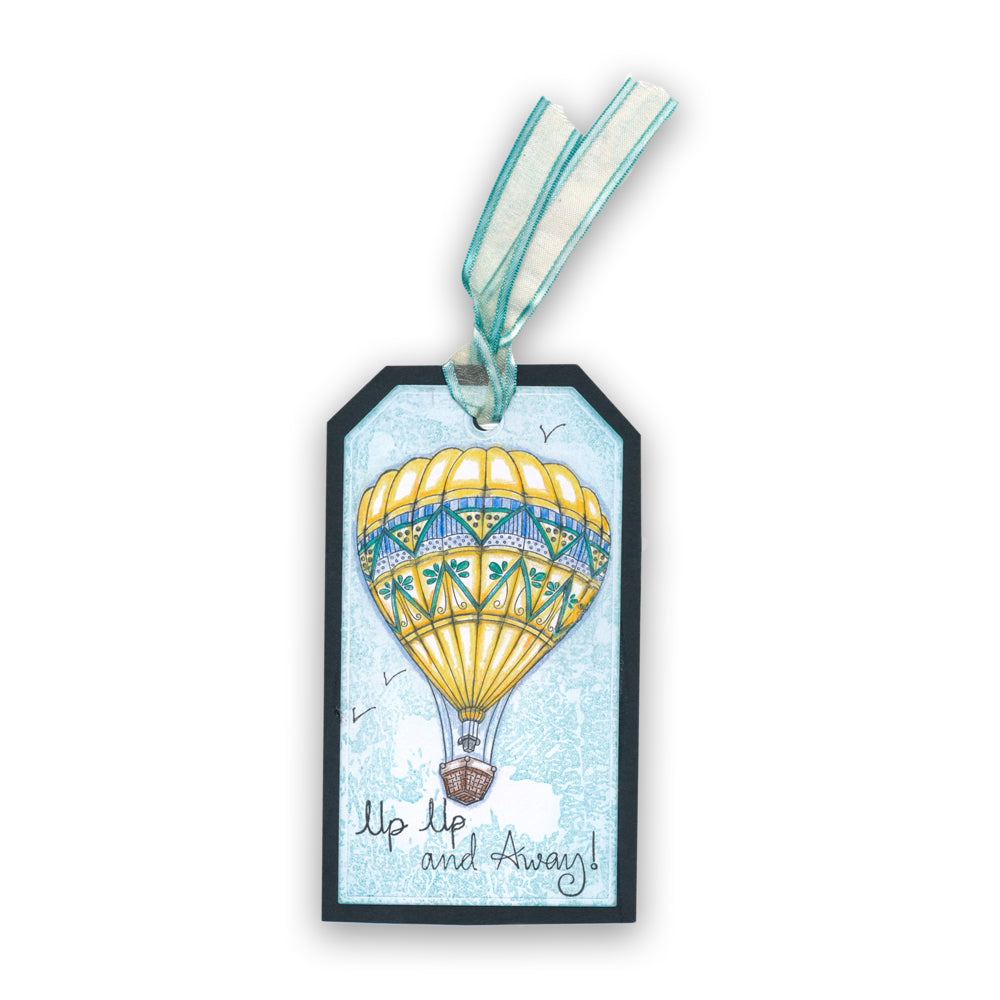 Barbara's SHAC Hot Air Balloon Doodle A5 Stamp & Mask Set