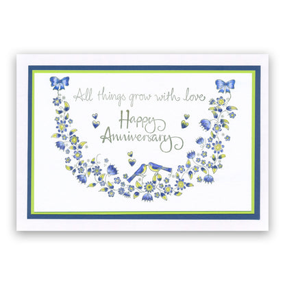 Barbara's SHAC Bird Table Doodle A5 Stamp Set