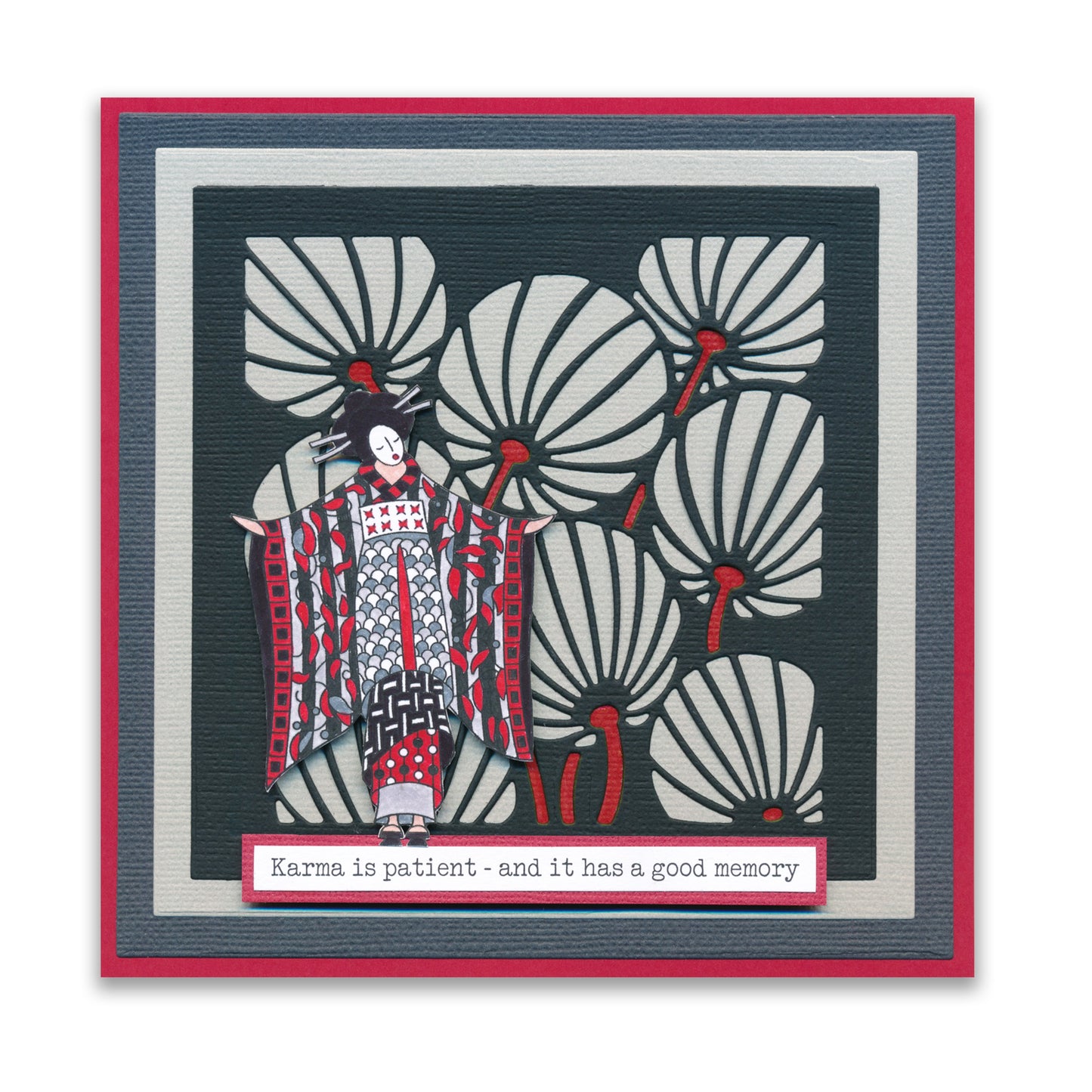 Barbara's SHAC Geisha Doodle A5 Stamp & Mask Set