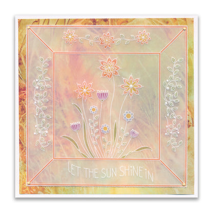 Barbara's SHAC Let the Sun Shine Doodle A5 Groovi Plate