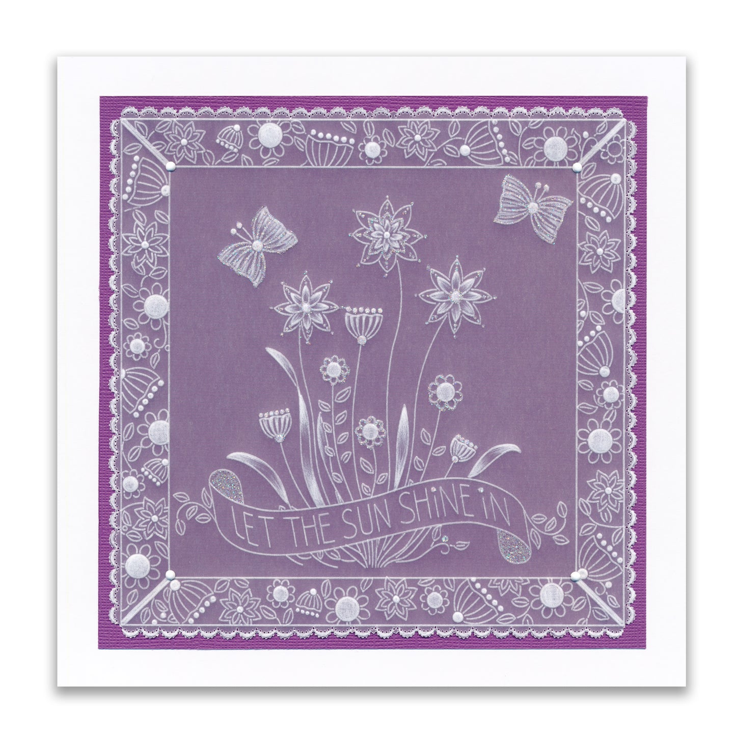 Barbara's SHAC Let the Sun Shine Doodle A5 Groovi Plate