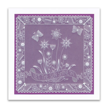 Barbara's SHAC Let the Sun Shine Doodle A5 Groovi Plate