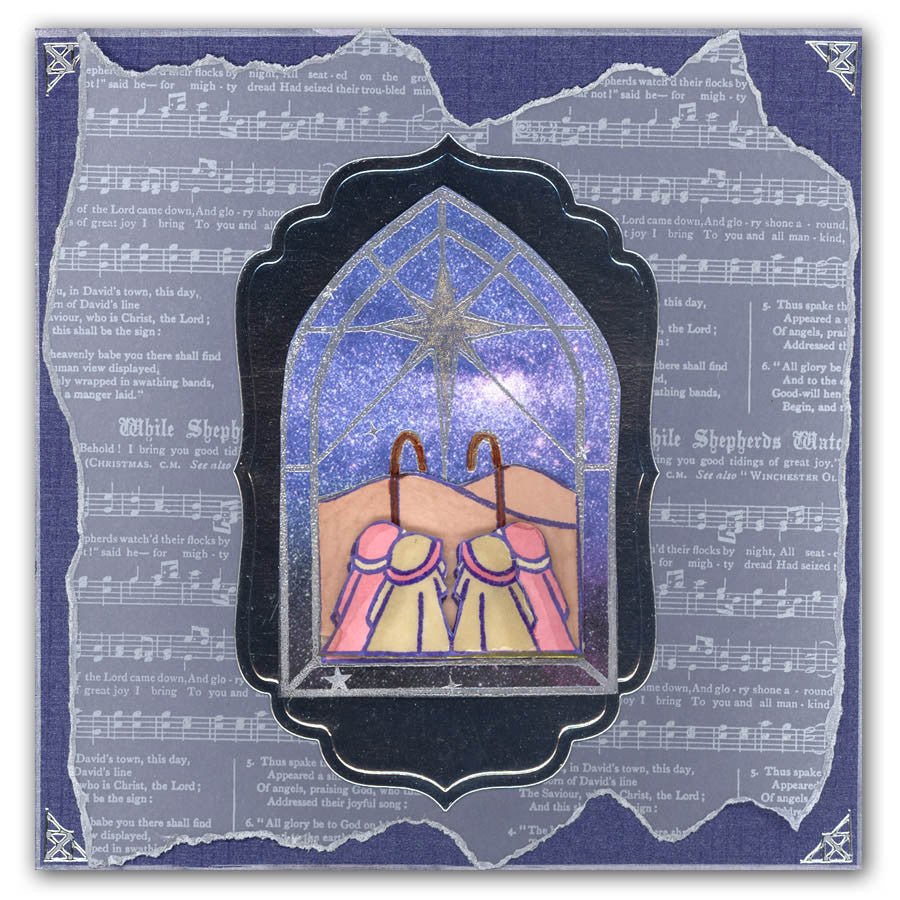 Shepherd Window 7" x 7" Stencil