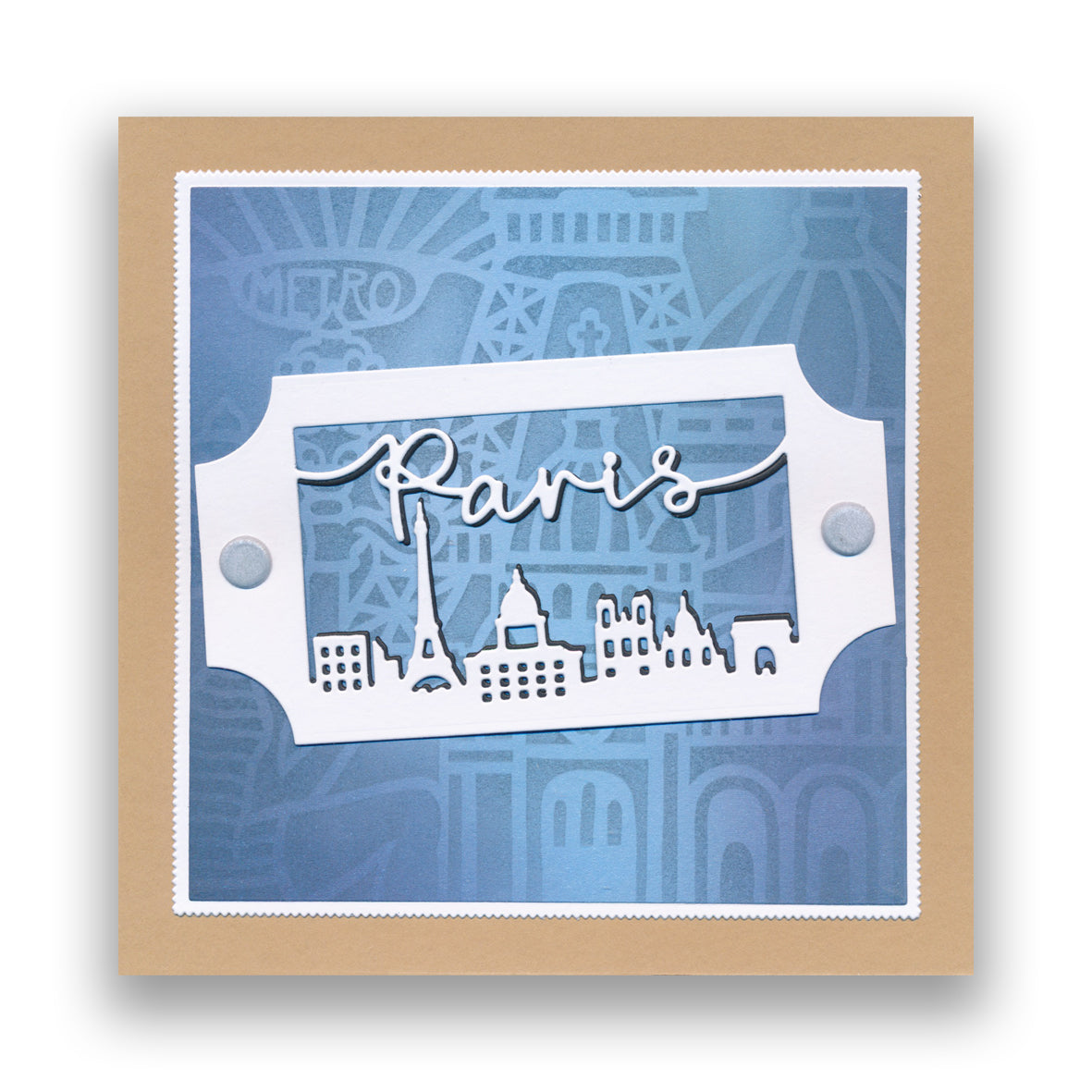 London, Paris & New York Skyscape Fresh Cut Dies