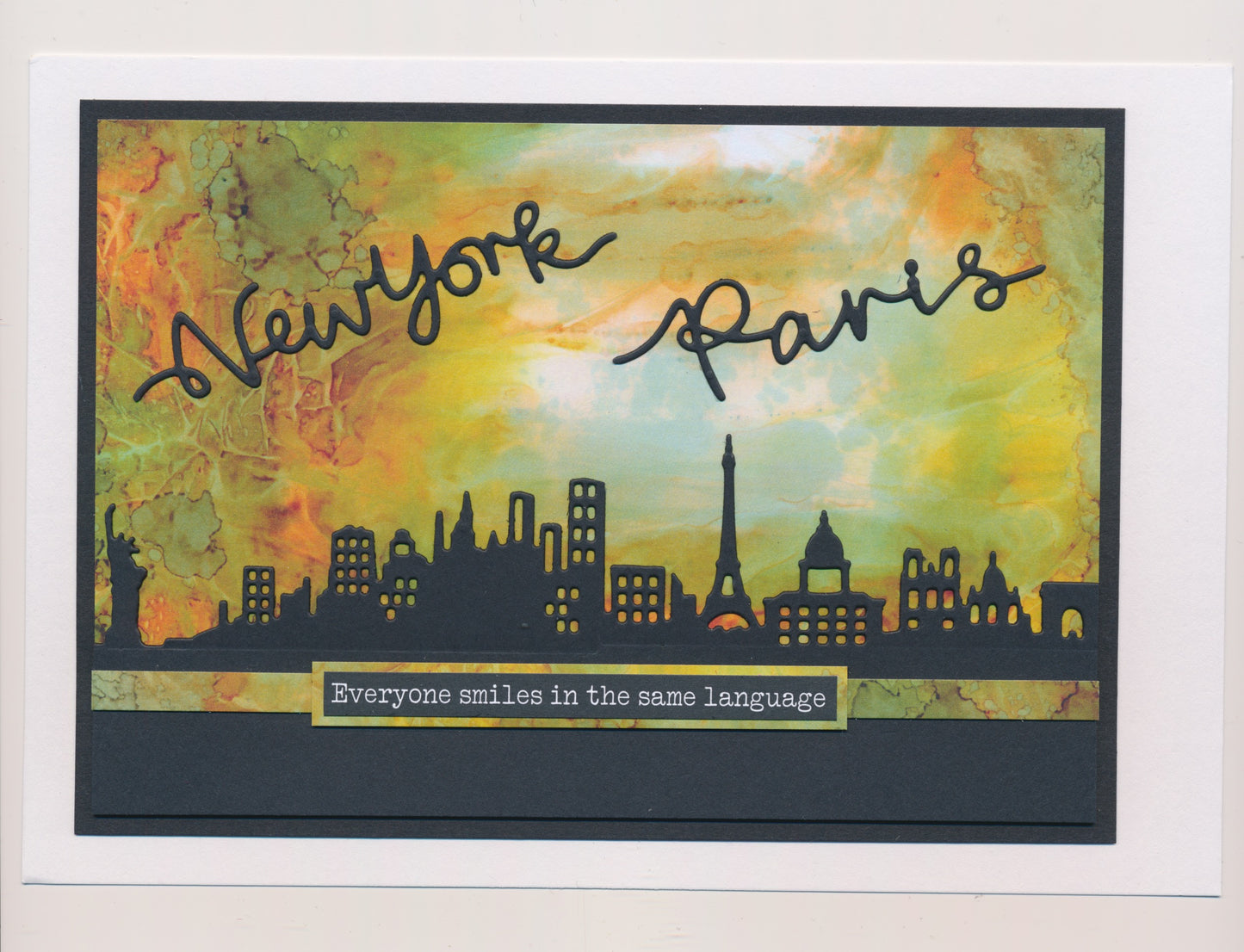 London, Paris & New York Skyscape Fresh Cut Dies