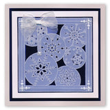 Small Snowflakes A5 Square Groovi Plate