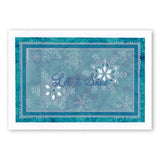 Small Snowflakes A5 Square Groovi Plate
