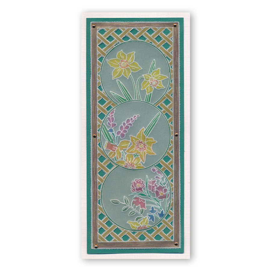 Spring Bouquet A5 Square Groovi Plate