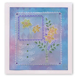 Spring Bouquet A5 Square Groovi Plate