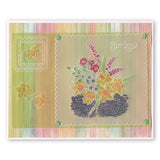 Spring Bouquet A5 Square Groovi Plate