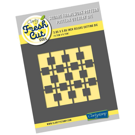 Square Framework Pattern Overlay - Aperture Clarity Fresh Cut Die