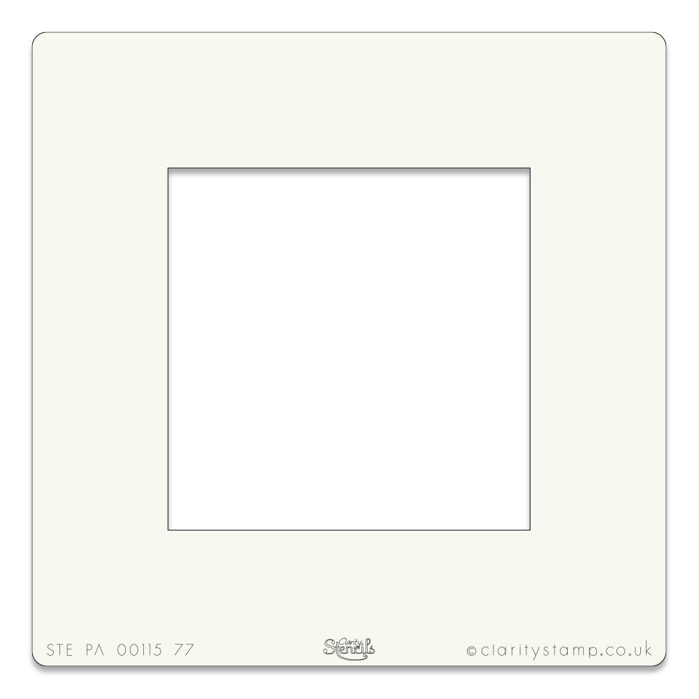 Square Frame 7" x 7" Stencil