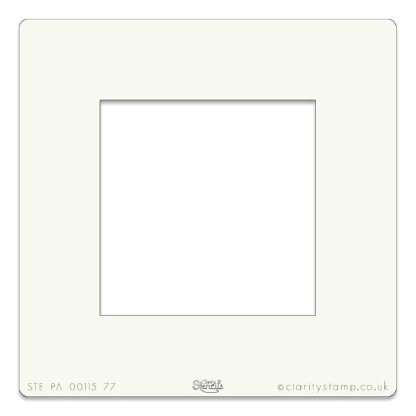 Square Frame 7" x 7" Stencil Claritystamp