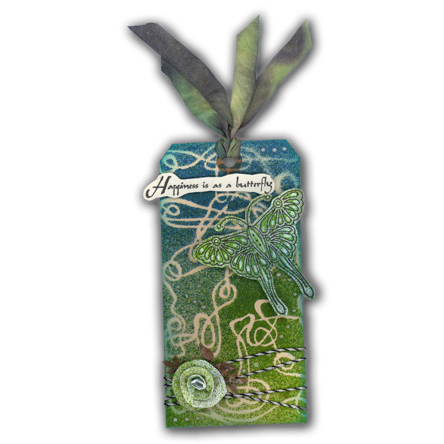 Unravelled Twine 7" x 7" Stencil