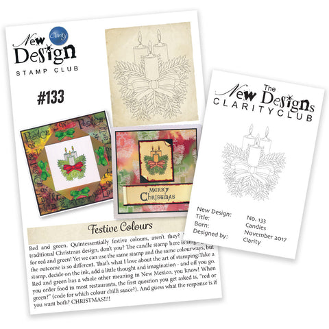 New Design Stamp Club Back Issue - 133 - Candles