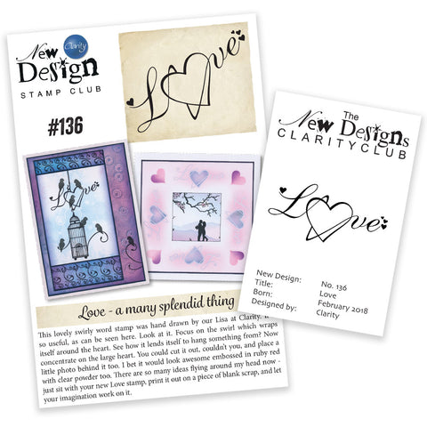 New Design Stamp Club Back Issue - 136 - Love