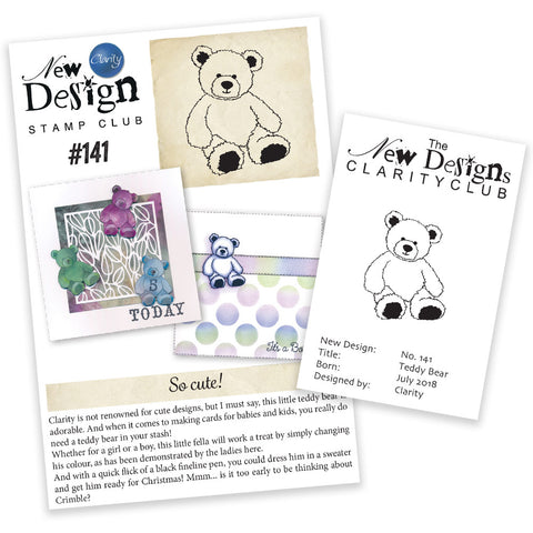 New Design Stamp Club Back Issue - 141 - Teddy Bear