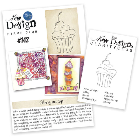 New Design Stamp Club Back Issue - 142 - Cupcake