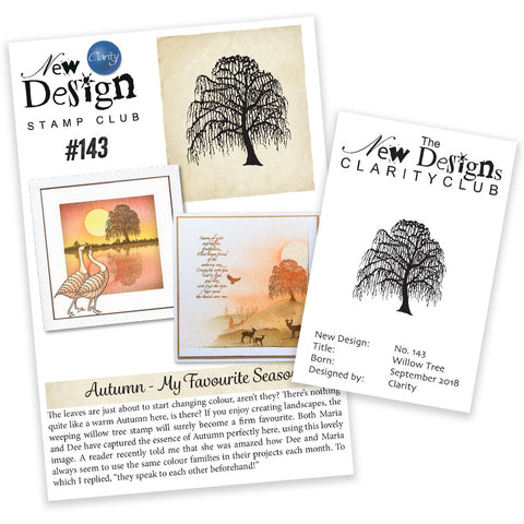 New Design Stamp Club Back Issue - 143 - Willow Tree