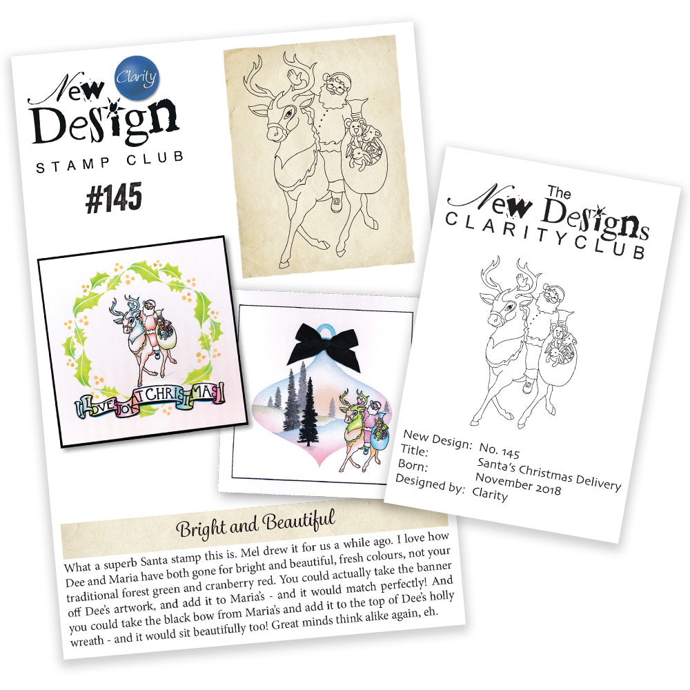 New Design Stamp Club Back Issue - 145 - Santa's Christmas Delivery