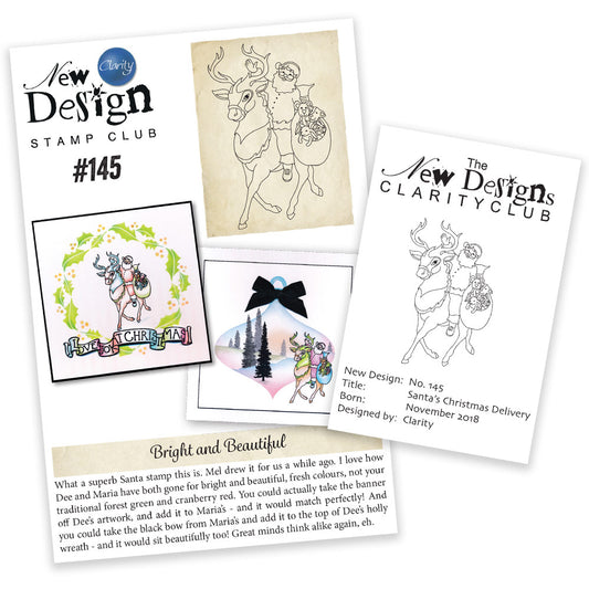 New Design Stamp Club Back Issue - 145 - Santa's Christmas Delivery