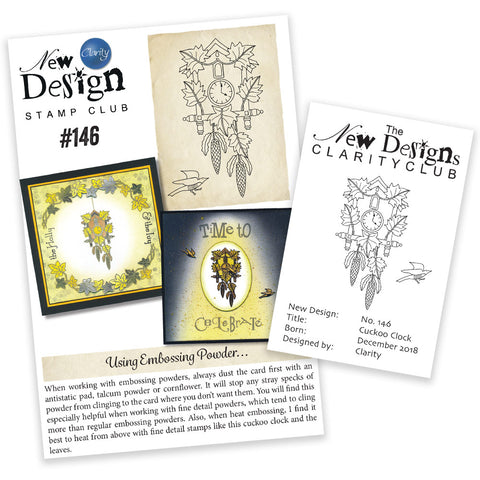 New Design Stamp Club Back Issue - 146 - Cuckoo Clock